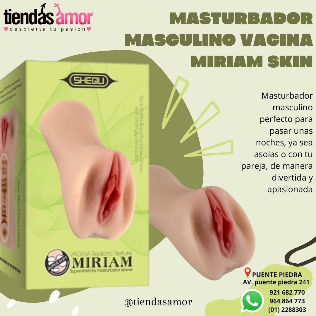 MASTURBADOR MASCULINO VAGINA MIRIAM SKIN